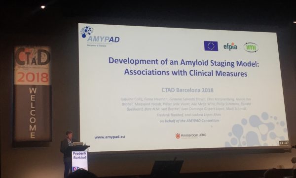 AMYPAD updates on progress at CTAD 2018