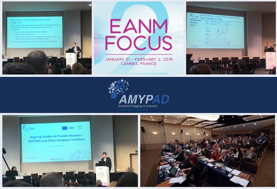 AMYPAD features at EANM Focus 2 meeting