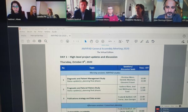 AMYPAD holds its first virtual General Assembly Meeting